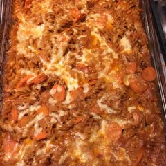 A picture of Cheat’s tuna pasta bake.