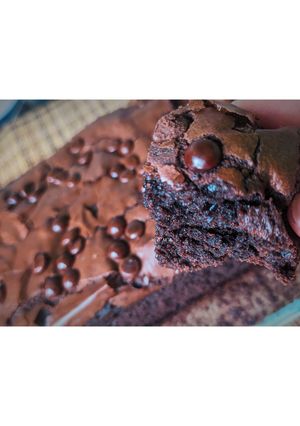 Foto resep Fudgy Brownies Takaran Gelas