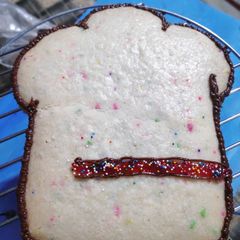 A picture of Chefs Hat Rainbow Sprinkle Giant Cookie.