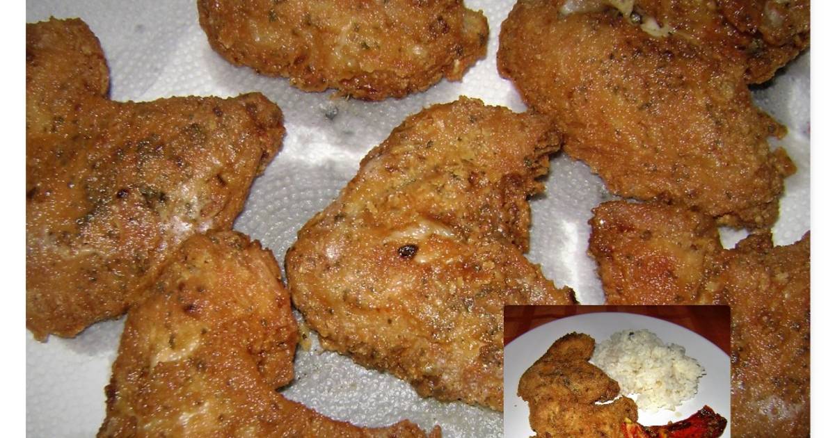 Alitas fritas rebozadas Receta de Natalio Burgos- Cookpad