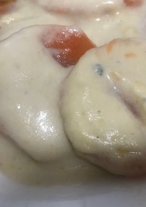 Una foto de Zanahorias con queso azul