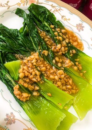Foto resep Tumis Pokcoy Bawang Putih Saus Tiram