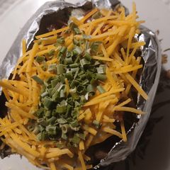 VashBake Deluxe Stuffed Potato A picture of VashBake Deluxe Stuffed Potato.