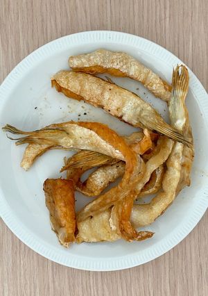 รูปของ ท้องปลาแซลมอนย่างเกลือ Air fryer