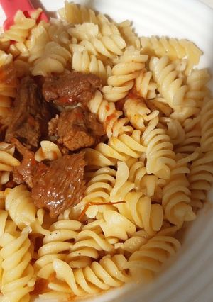 A picture of Fusilli Pasta.