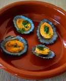 Lapas al horno con mojo verde
