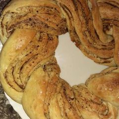 A picture of Estonian kringle #kidsrecipecontest.