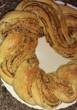 A picture of Estonian kringle #kidsrecipecontest.