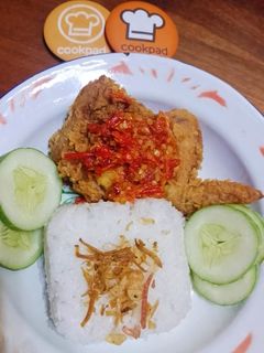 Foto resep Sambal Bawang Putih (ayam geprek)