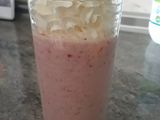 Batido de Fresas con leche y nata