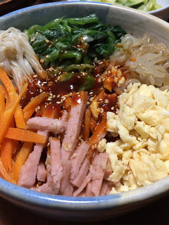 韓式拌飯(蛋素-韓式料理) 的食譜成品照片