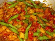 Gambar buncis tempe pedas