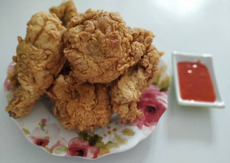 Cara Gampang Membuat Ayam Krispy tanpa msg yang Lezat