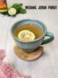 Wedang jeruk purut (limau kuit)