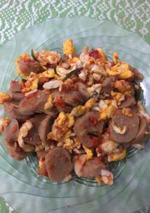 Foto resep Telur orak arik baso simpel