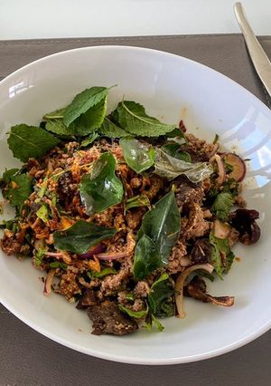 A picture of Spicy Minced Duck.