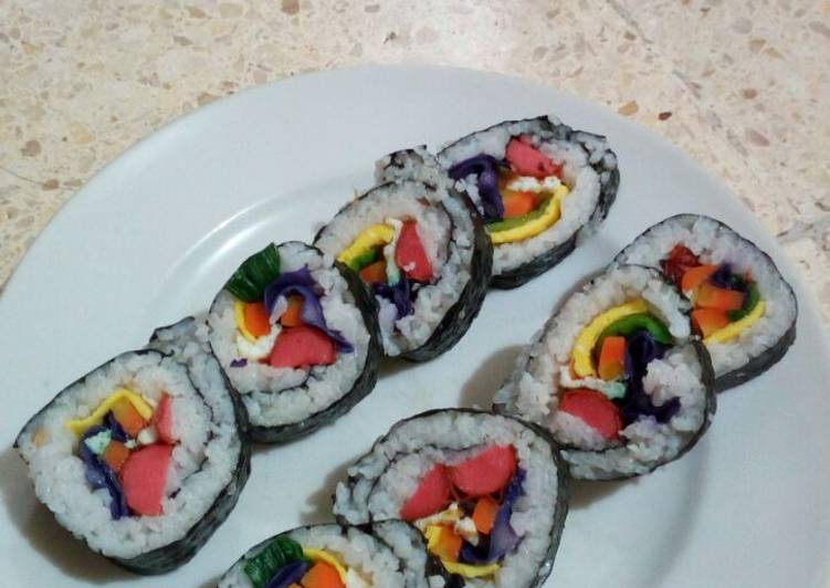 Resep Kimbap | Cara Membuat Kimbap Yang Enak Dan Lezat