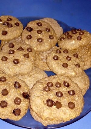 Una foto de Galletitas de avena y chocolate!