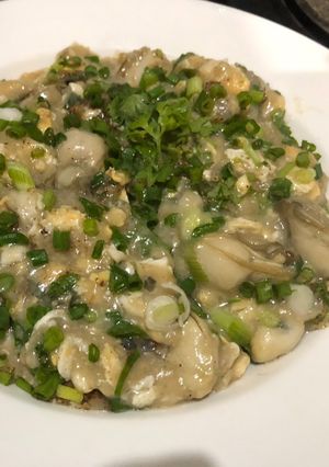 A picture of Soft Oyster Omelet.