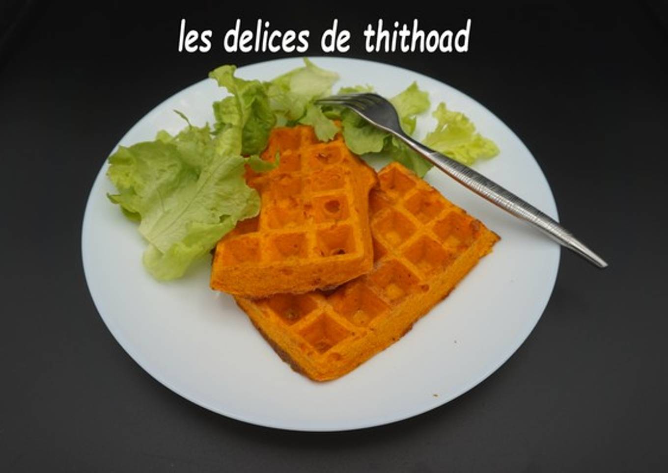 Gaufres salÃ©es potiron et gruyÃ¨re