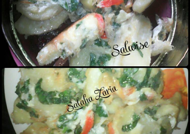 Simple Way to Make Super Quick Homemade Veggies fried yam with egg
