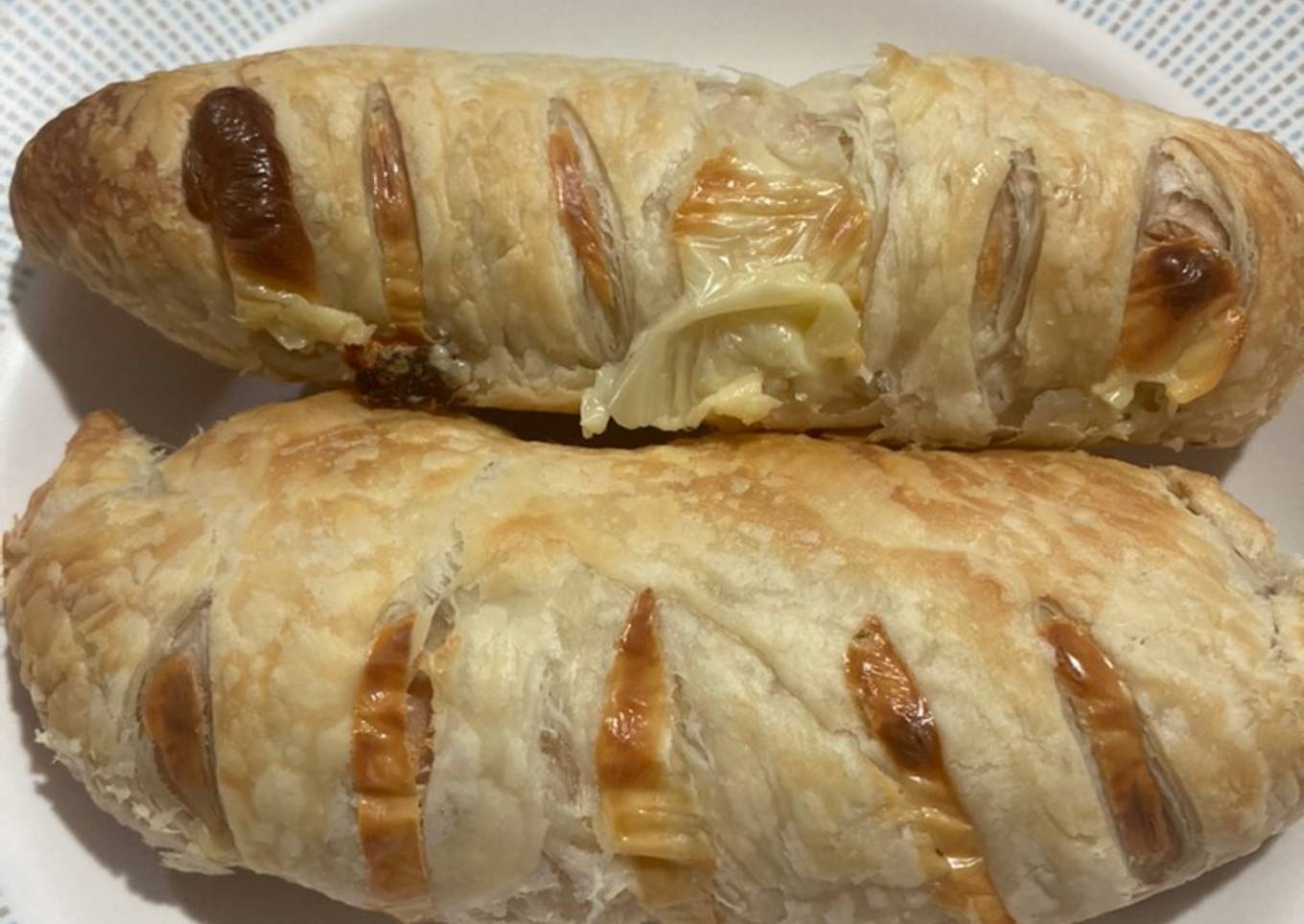 Catur dengan Roti Paratha Sosej