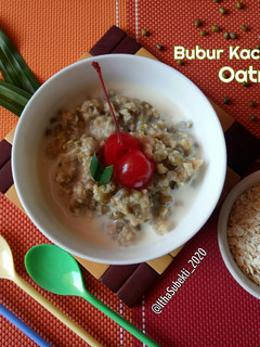 Foto resep 70. Bubur Kacang Hijau Oatmeal