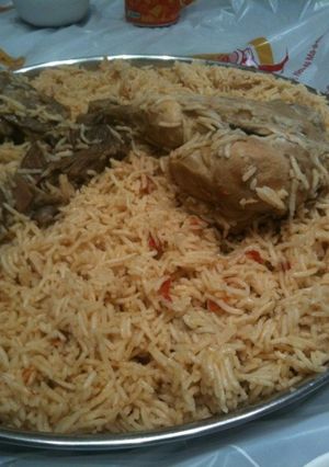 صورة لوصفة كبسه لحم بالظغط الكاتم