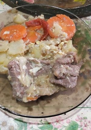 Una foto de Bifes a la criolla