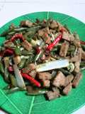 Tumis buncis maksa banget