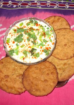 A picture of Vegetable Raita.