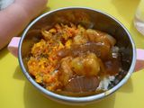 Udang Goreng Tepung Saos Mentega & Telur Wortel Anak 1 Tahun+