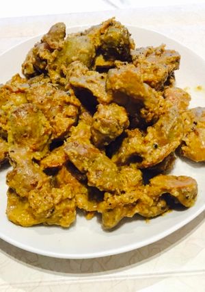 A picture of Gizzards Recipe.