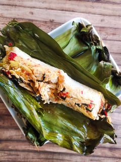 Foto resep Nasi Bakar Ayam Suwir Kemangi