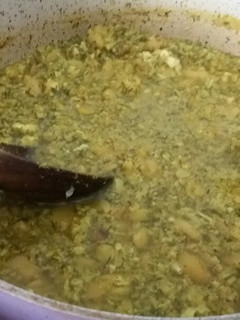عکسی از دستور باقلا قاتوق(خورشت باقلا)