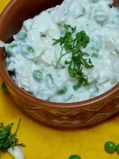 A picture of Mayo potato salad.