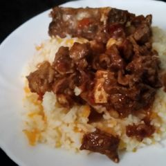 A picture of Carrot rice.