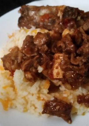 A picture of Carrot rice.
