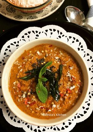 A picture of Bitter Gourd Chutney.