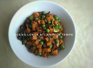 Foto resep Oseng lenca ati ampela tempe