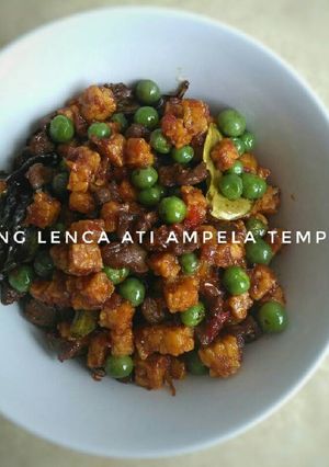 Foto resep Oseng lenca ati ampela tempe
