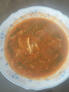Una foto de Sopa de espárragos
