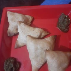 A picture of Baked Aata Samosa.