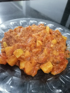عکسی از دستور خوراک کدو سبز خورشتی