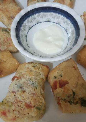 صورة لوصفة بان كيك مالح