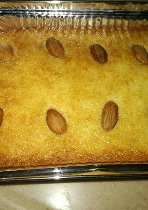صورة لوصفة بسبوسة
