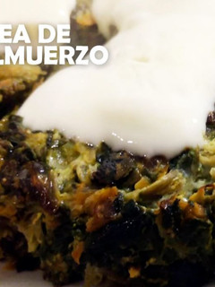 Una foto de Tortilla de espinacas
