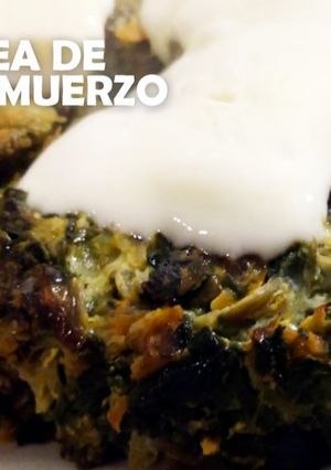 Una foto de Tortilla de espinacas