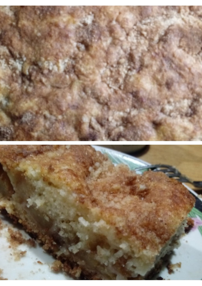 Una foto de Crumble de manzana !!!