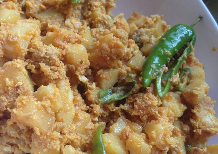 Aloo anday ki  bhujiya 💞 #